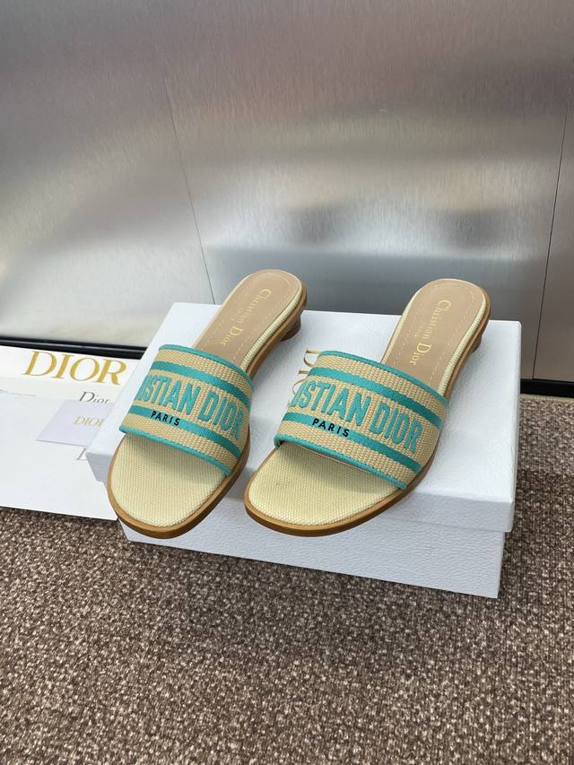 Factory Price: Flat Sole, Thick Heel, Dior 2025 Spring/Summer New Arrival Dway F