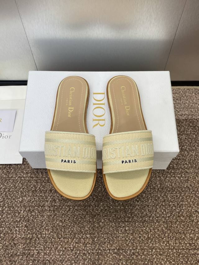 Factory Price: Flat Sole, Thick Heel, Dior 2025 Spring/Summer New Arrival Dway F