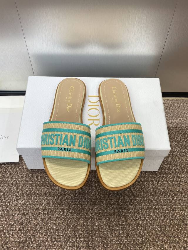 Factory Price: Flat Sole, Thick Heel, Dior 2025 Spring/Summer New Arrival Dway F