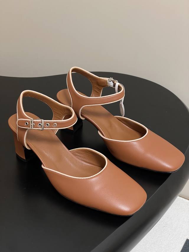 Premium Quality Hermes H-Line 25S Spring/Summer New High-Heel Mary Jane Shoes Wi