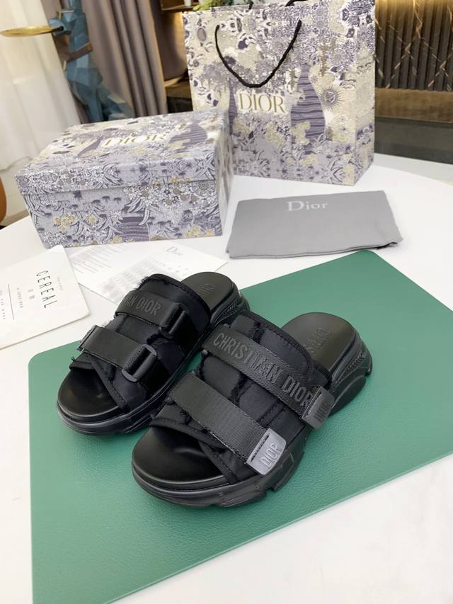 Factory Price P Dior High-End Version Slippers, New Classic Style, Premium Quali
