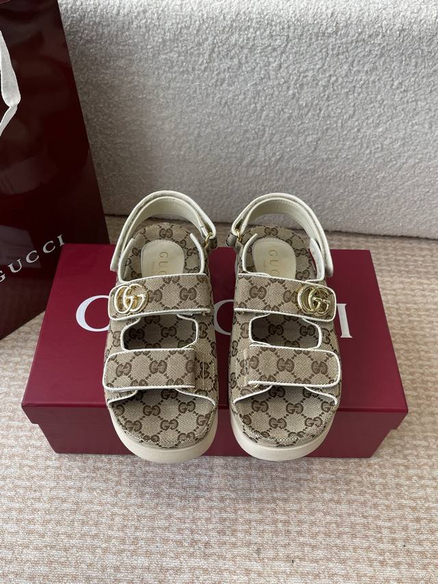 Gucci 25Ss Spring/Summer Collection Gg Diamond New Men's And Women's Thick-Soled