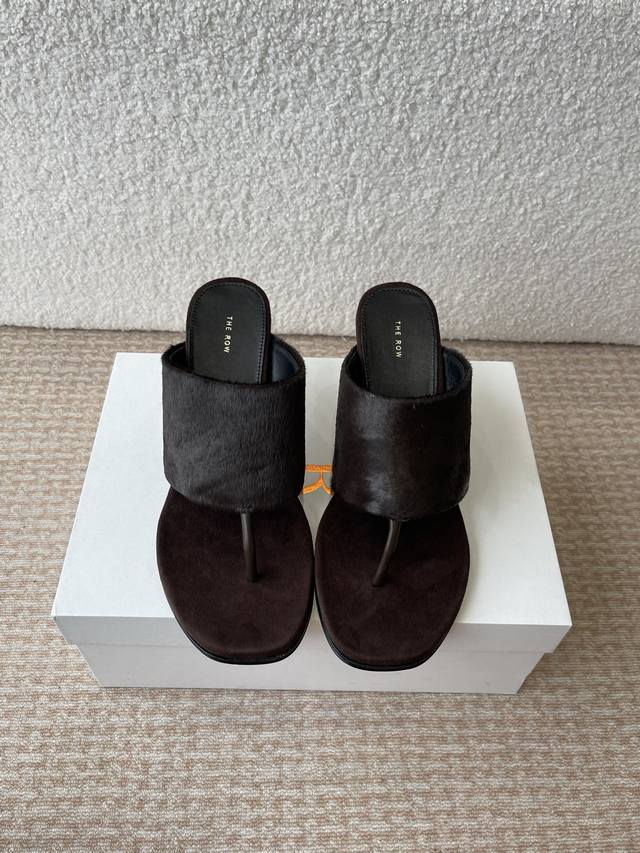 New Arrival 25Ss The Row High-Heel Thong Sandals At First Glance, These Shoes Ap