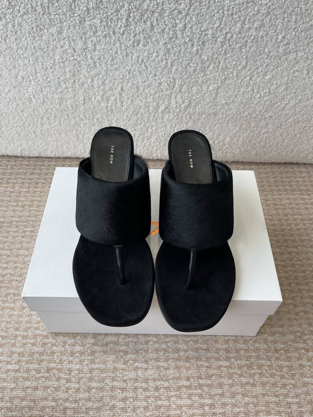 New Arrival From Guangzhou, 25Ss The Row High-Heel Thong Sandals. At First Glanc