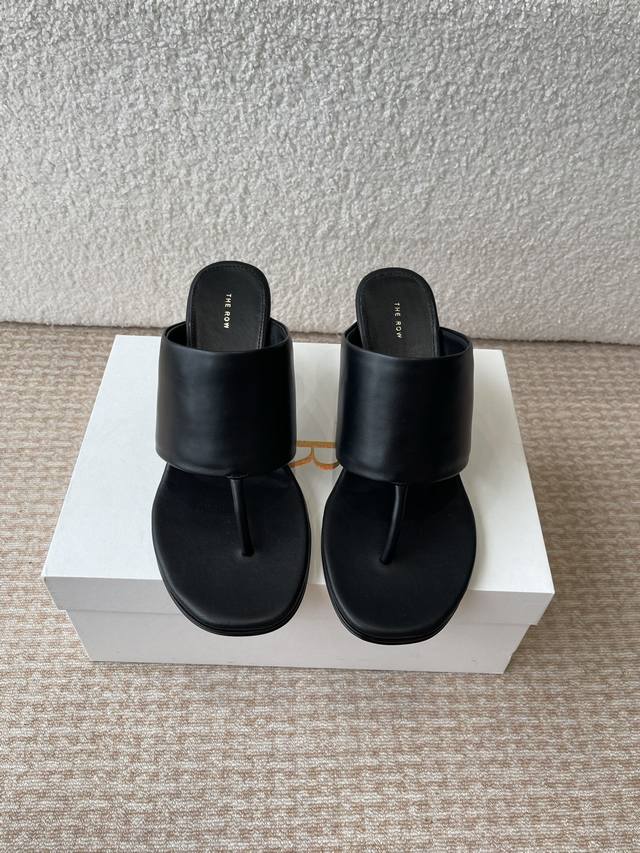 New Arrival From Guangzhou 25Ss The Row High-Heel Thong Sandals At First Glance,
