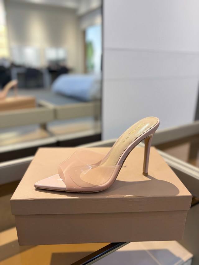 Price P: {Half-Slip} Gianvito Rossi Eiko Stiletto, Easy To Move. This Gianvito R