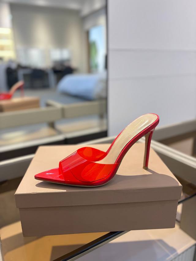 Price P: {Half-Strap} Gianvito Rossi Eiko Stiletto, Easy To Move. This Gianvito