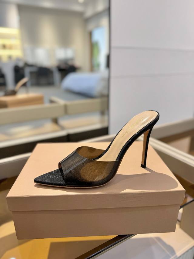 Price P: {Half-Slip} Gianvito Rossi Eiko Stiletto, Easy To Move. This Gianvito R