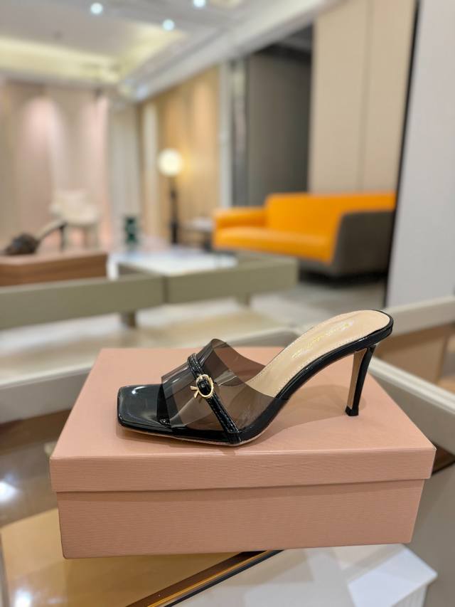 Price P: {Half-Strap} Gianvito Rossi Eiko Stiletto, Easy To Move.This Gianvito R