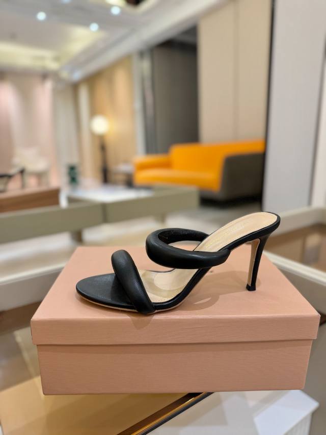 Price P: Gianvito Rossi Effortless Movement. This Stylish High-Heeled Sandal Emb