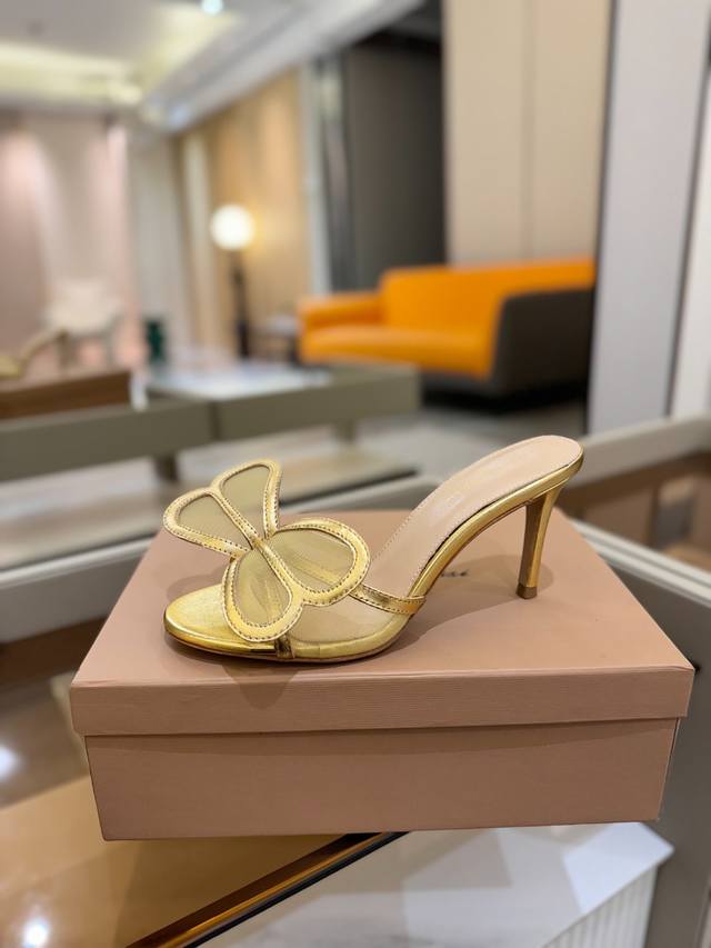 Price P: {Slipper Series} Gianvito Rossi 2025 This High-Heeled Slipper Embodies
