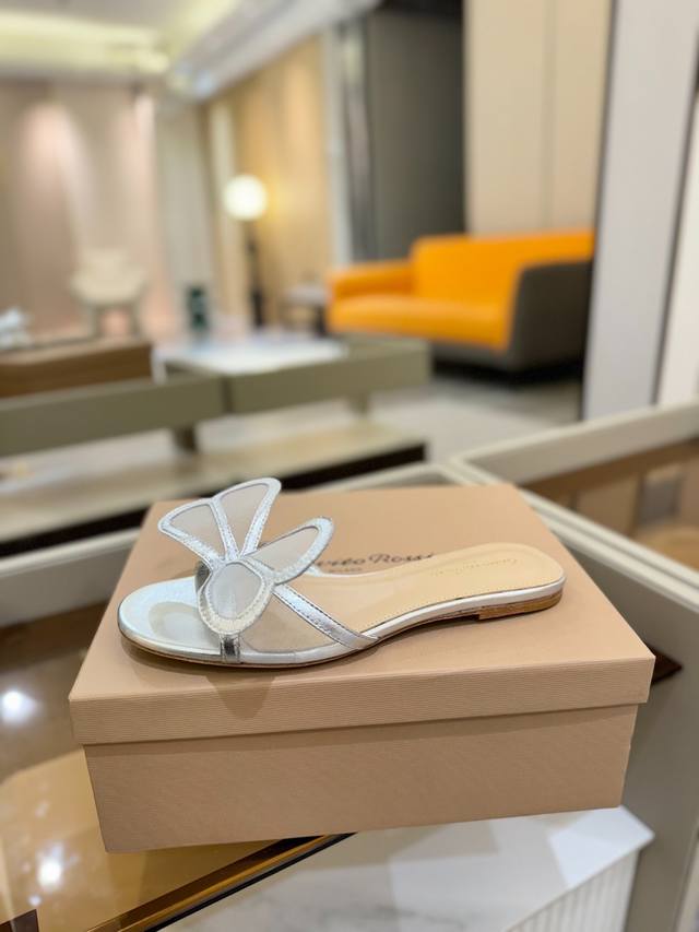 Price P: {Slipper Series} Gianvito Rossi 2025 This High-Heeled Slipper Embodies