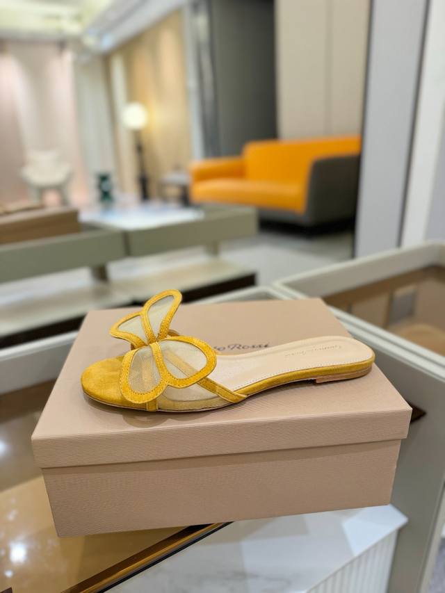 Price P: {Slipper Series} Gianvito Rossi 2025 This High-Heeled Slipper Embodies