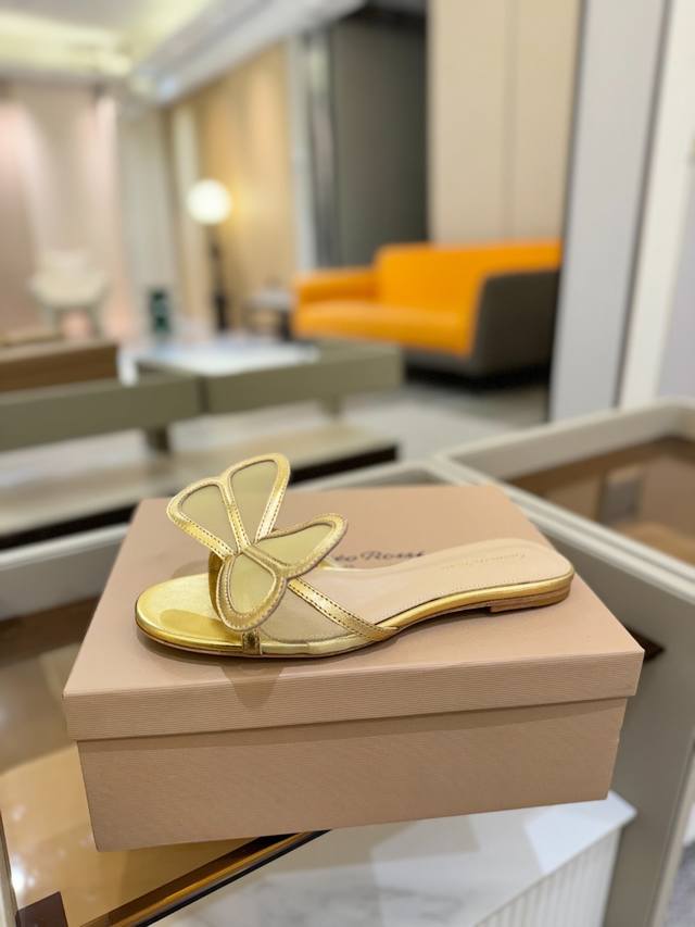 Price P: {Slipper Series} Gianvito Rossi 2025 This High-Heeled Slipper Embodies