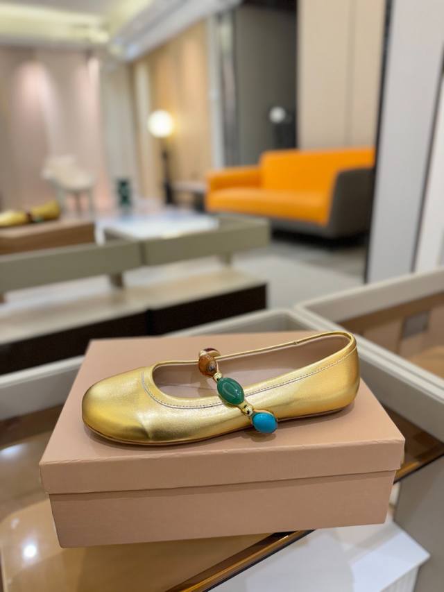 Price Gianvito Rossi 2025 Spring/Summer Collection Rossi Gr Ballet Flat Mary Jan