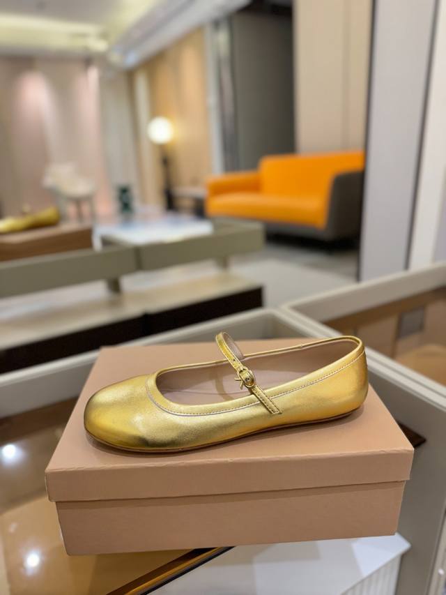 Price P Gianvito Rossi 2025 Spring/Summer Collection Rossi Gr Ballet Flats Mary