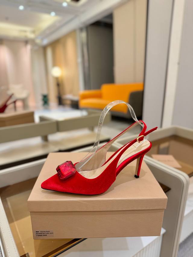 Price P: Gianvito Rossi 2025 New Sandals, Original Design, Top-Tier Version, Pre
