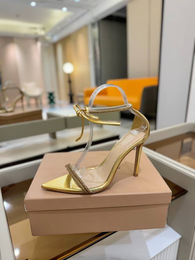 Price P: Gianvito Rossi Open-Toe Sandals With Stiletto Heels, Sexy And Elegant.