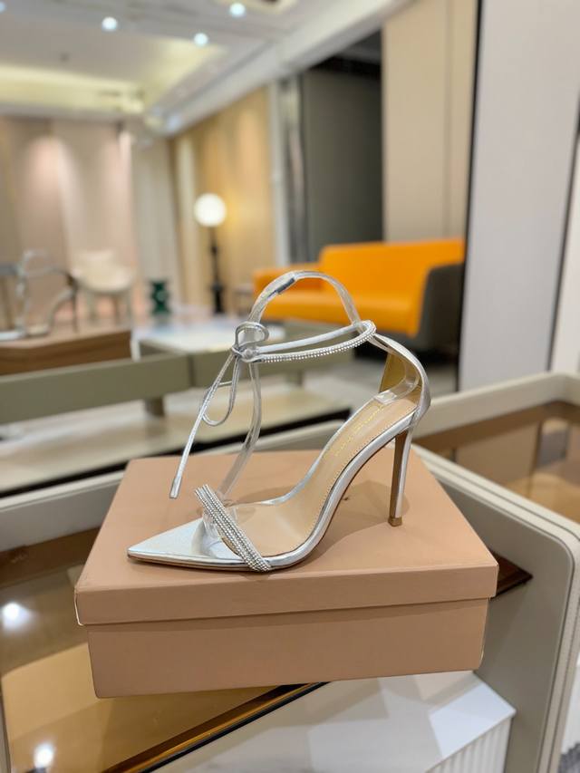 Price P: Gianvito Rossi Open-Toe Sandals With Stiletto Heels, Sexy And Elegant.