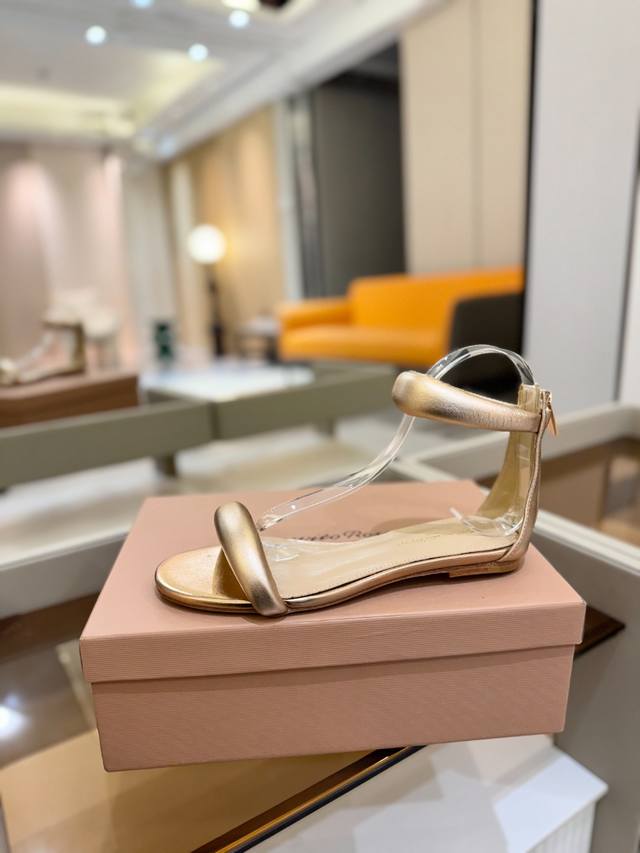 Price P: Gianvito Rossi Effortless Movement. This Stylish High-Heeled Sandal Emb