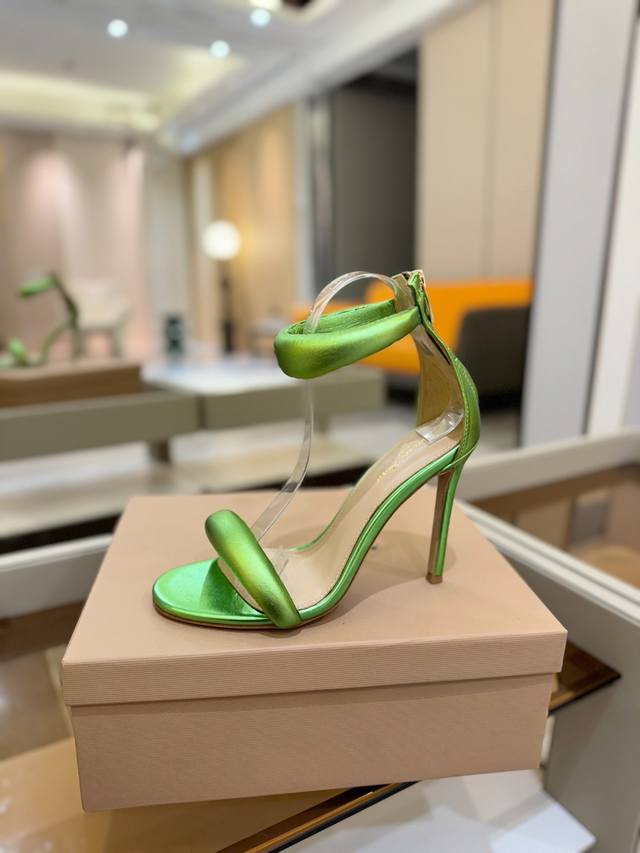 Price P: Gianvito Rossi Effortless Movement. This Stylish High-Heeled Sandal Emb