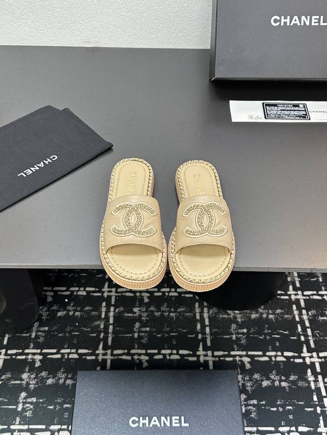 25Fw Spring/Summer New Arrival Chanel-Inspired Small Chain-Link Border Double C-