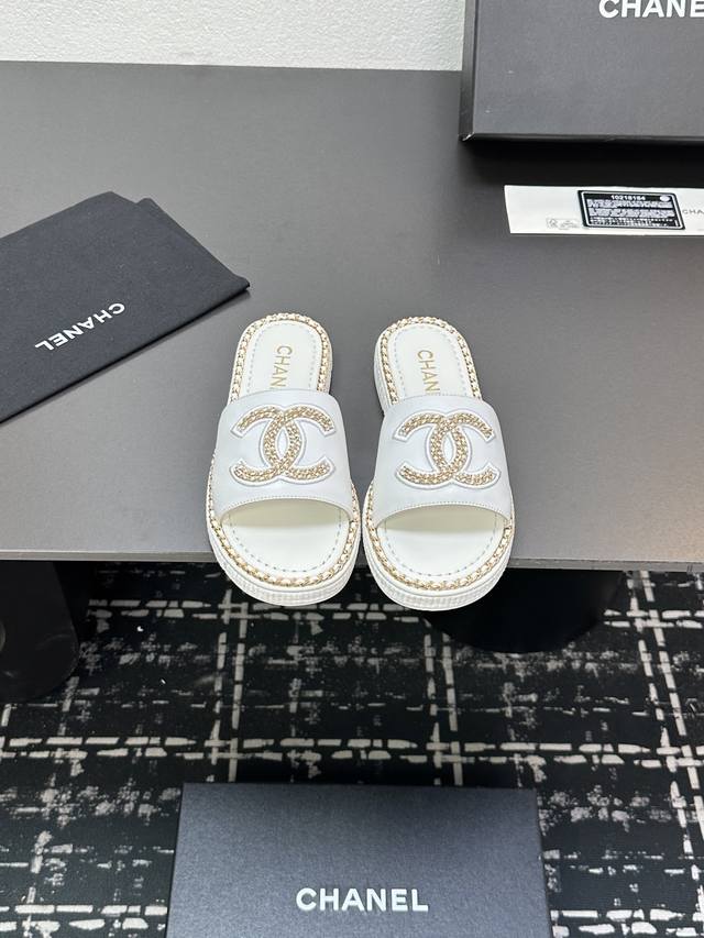 25Fw Spring/Summer New Arrival Chanel Mini Chain-Edged Double C-Letter Buckle Fl