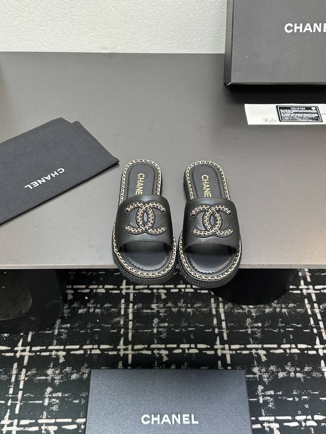 25Fw Spring/Summer New Arrival Chanel Small Chain Edge Double C Letter Buckle Fl
