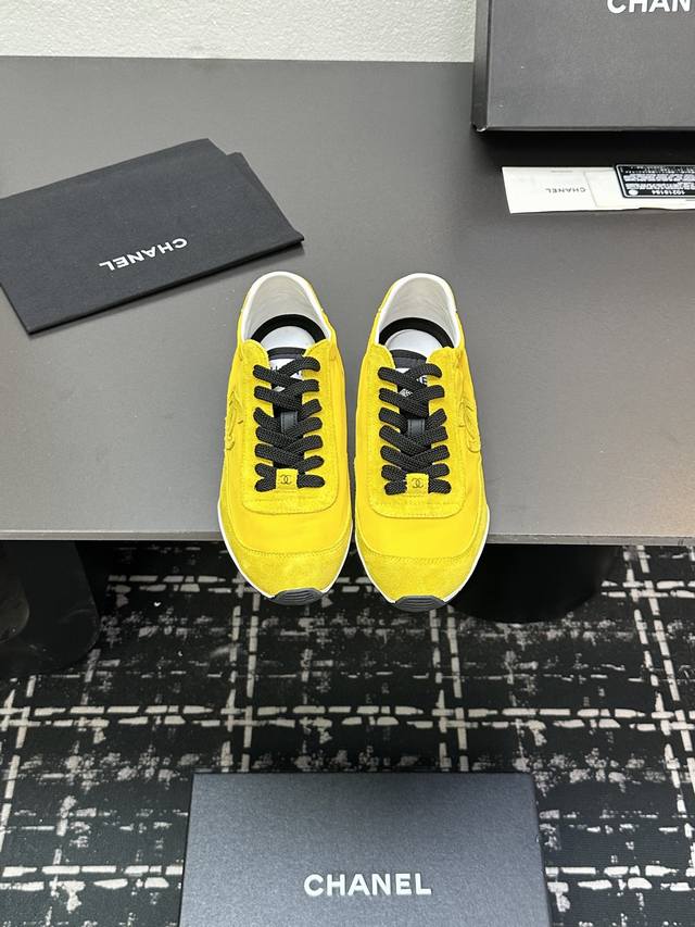 Chanel Thick-Soled Panda Board Shoes Sports Shoes Chanel 2025 Ss Popular Panda S