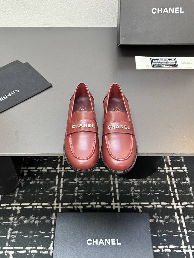 P Half-Slip-On Shoes 2025 Spring New Arrival Chanel Small Diamond Buckle Letter