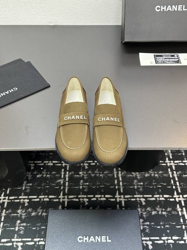 P Half-Slip-On Shoes 2025 Spring New Arrival Chanel Small Diamond Buckle Letter