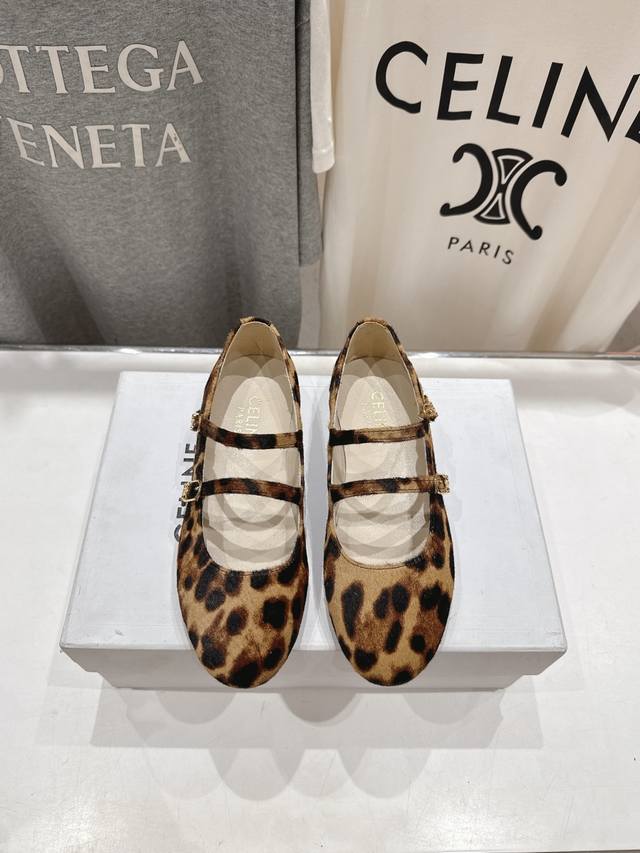 High-Quality Version Available Celine*Sailin 2025Ss New Mary Jane Flat Loafer Sh