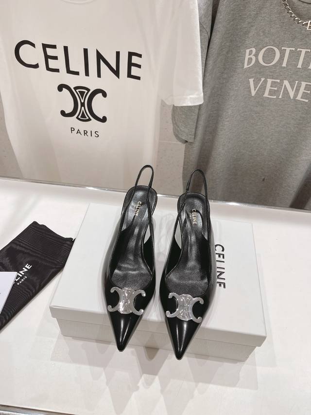 High-Quality Version Celine 25Ss Early Spring's Most Beautiful Black And Silver