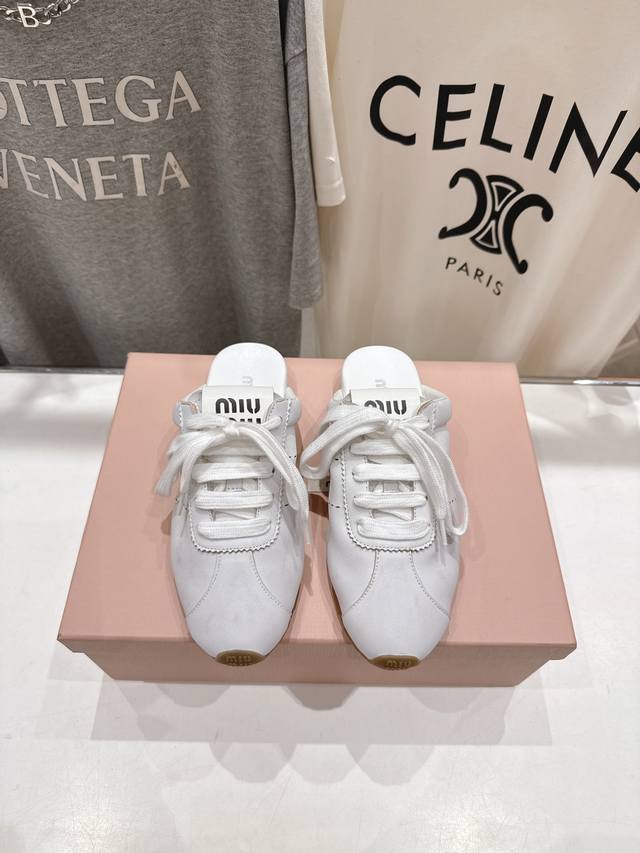 Top-Tier Factory-Direct, Leather Upper Miu Miu 2025Ss Early Spring New Arrival L