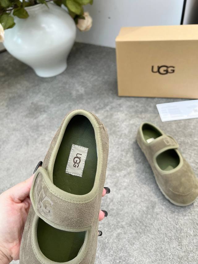 Factory-Made 2025 Hottest Ugg Mary Jane Lazy Flat Shoes In 4 Colors. Second Gene