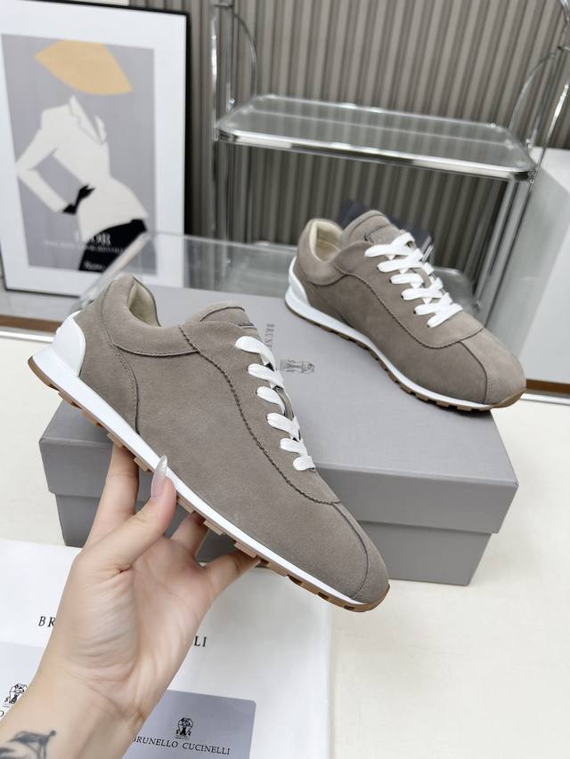 Bc Gift Early Spring New Arrival] Brunello Cucinelli Women's Calfskin Patchwork