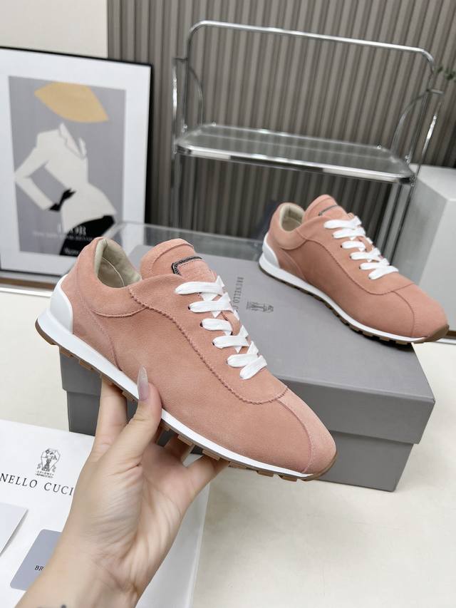 Bc Gift Early Spring New Arrival] Brunello Cucinelli Women's Calfskin Leather Pa