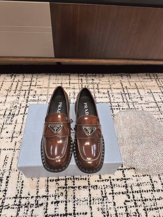 Dongguan Direct Purchase Grade Newly Upgraded Version Prada Platform Shoes, Tria