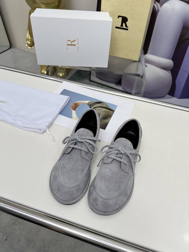 High-Quality Factory-Direct The Row New Neutral Retro Minimalist Loafer With Lac