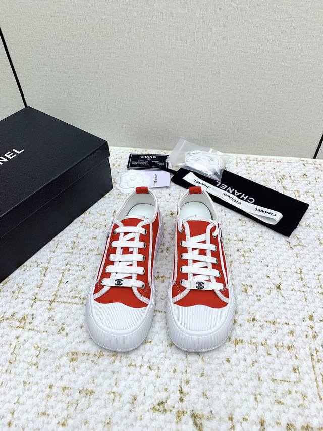 Factory-Made High-End Version Chanel C-Style 2025 New Trendy Casual Cookie Shoe