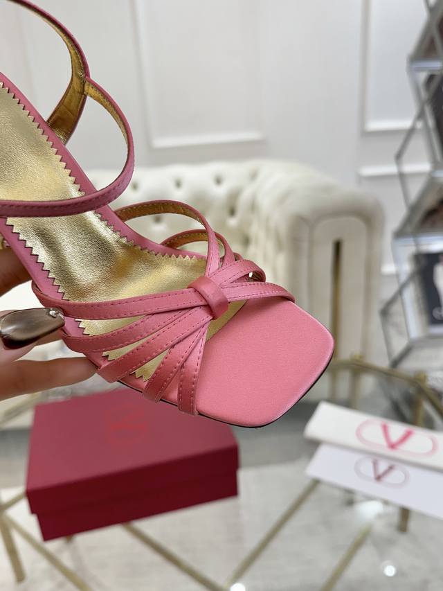 Factory P Warren 25Ss New Arrival Sandals With Rhinestones Series, High-Heel San