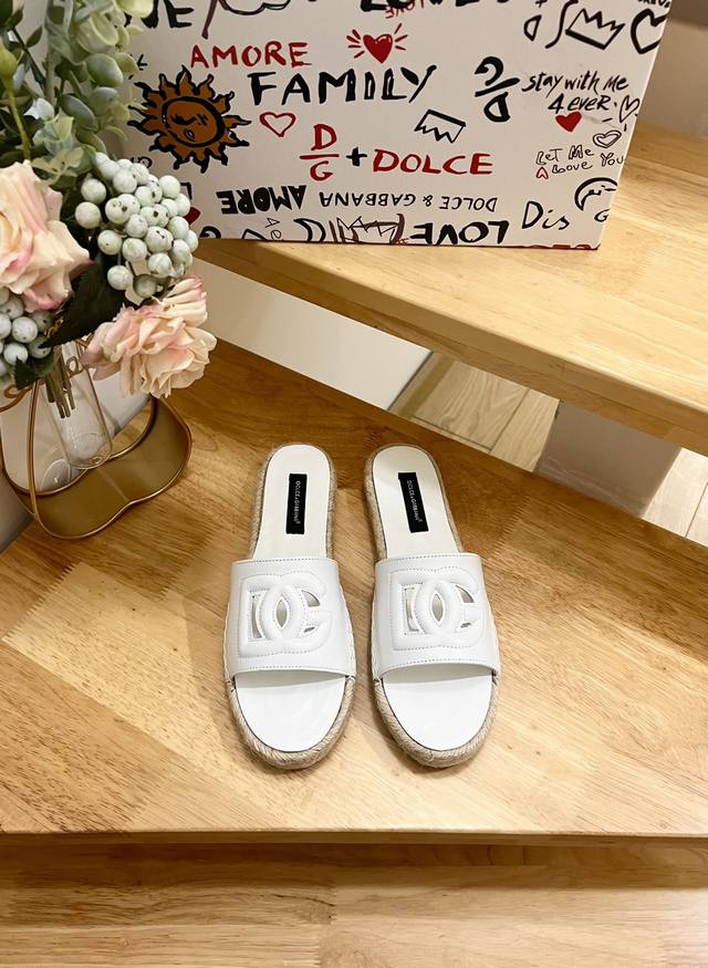 Dolce & Gabbana D&Gbanna D&G Hemp-Soled Fisherman Sandals. Dg's Style Is Becomin