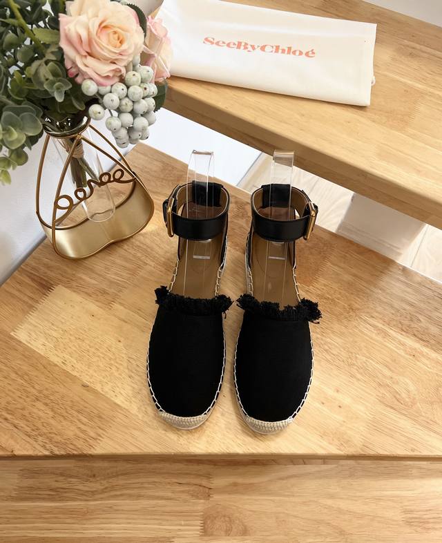 Canvas Chloe Kooi Top-Tier Counterfeit Goods, Highest Version, Fisherman Shoes,