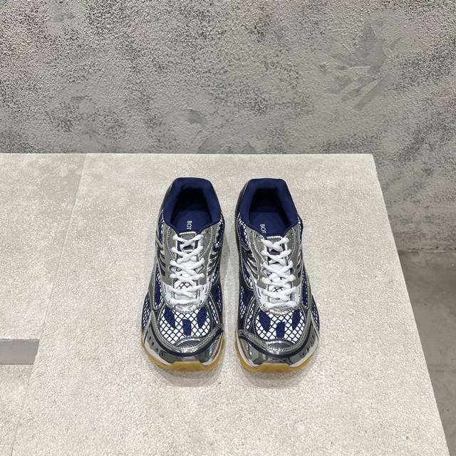 Bottega Venet* Bv Latest Orbit Series Couple's Edition Retro Mesh Casual Sneaker