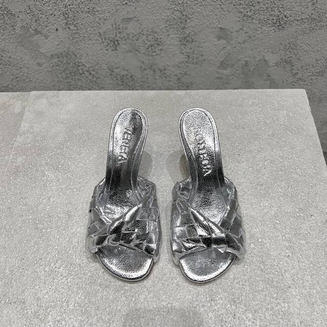 Bottega Venet* Latest Classic Cat-Heel Sandals!Twisted Woven Straps, Ins&Xiaohon
