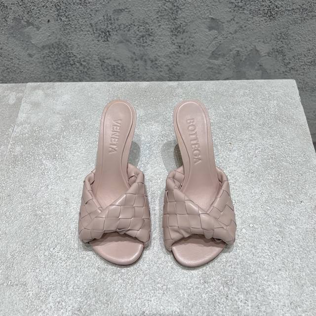 Bottega Venet* Latest Classic Cat-Heel Sandals! Twisted Woven Straps, Ins&Xiaoho