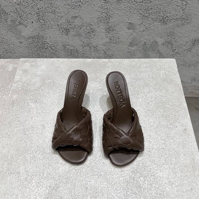 Bottega Venet* The Latest And Most Classic Cat-Heel Sandals! Twisted Woven Strap