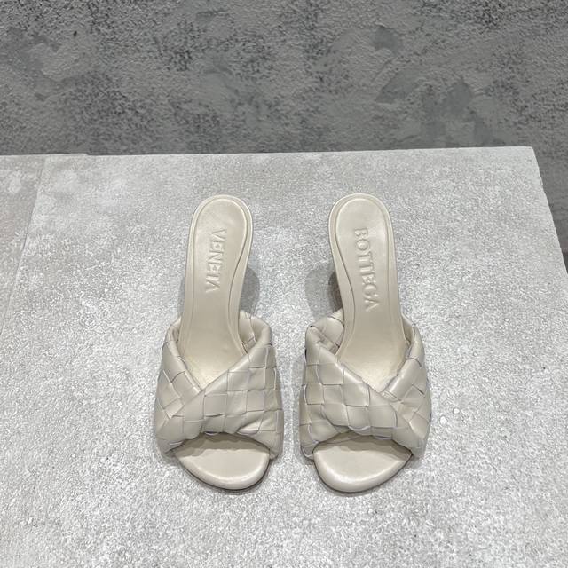 Bottega Venet* The Latest And Most Classic Cat-Heel Sandals! Twisted Woven Strap