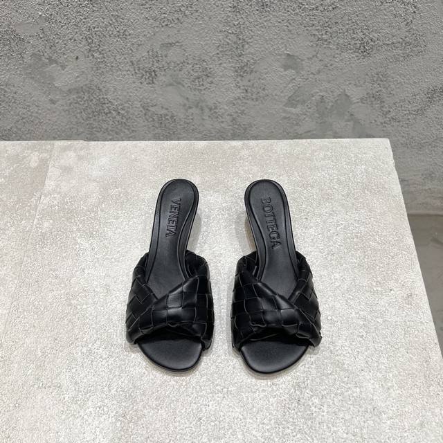 Bottega Venet* The Latest And Most Classic Cat-Heel Sandals! Twisted Woven Strap