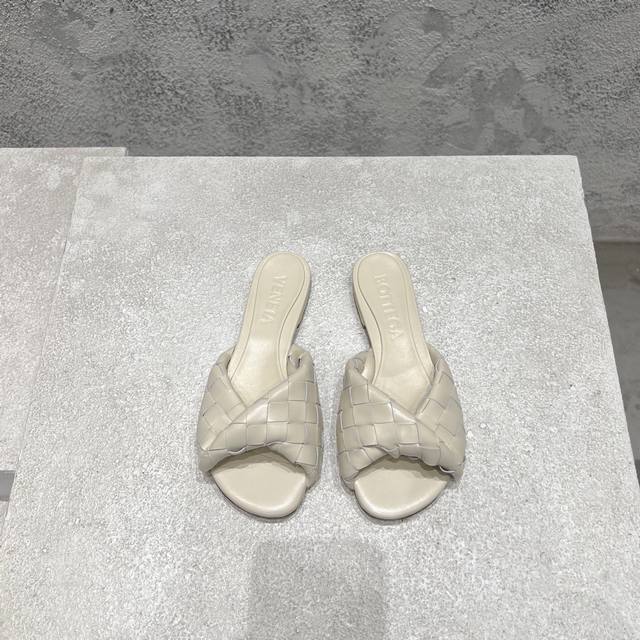 Bottega Venet* The Latest And Most Classic Cat-Heel Sandals! Twisted Woven Strap